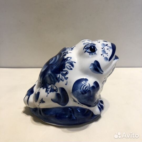 Лягушка жаба Гжель авторская
