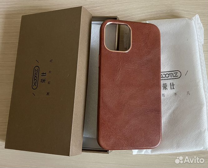 Чехол Натуральная Кожа для iPhone 12 Pro Max