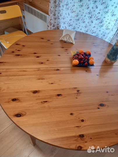 Стол круглый раздвижной IKEA