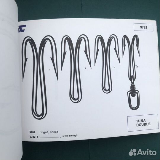 Каталог рыболовные крючки WMC. Франция. 1975 г