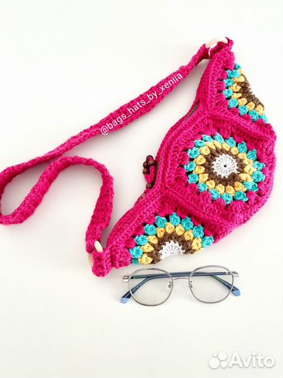 Вязаная кросс боди