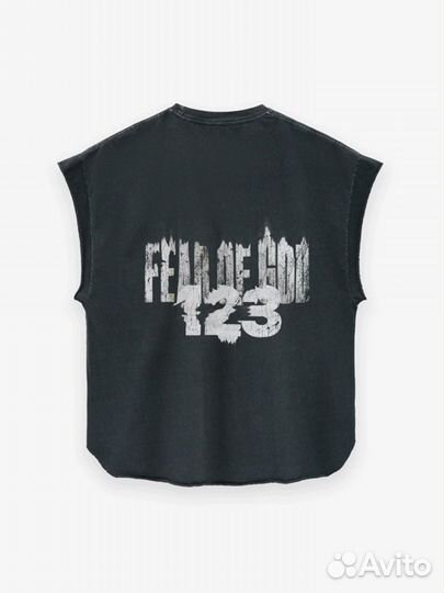 Майка inri Cut Off x Tee Fear of GoD