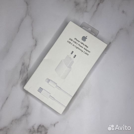 Зарядка на iPhone 20w (Блок+кабель)