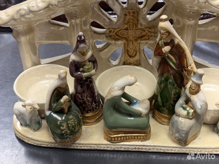 Статуэтка фарфор вертеп рождество. раритет