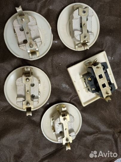 Розетки и выключатели СССР винтаж