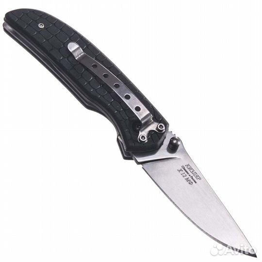 24687 Нож складной Ирбис, полированный, эластрон