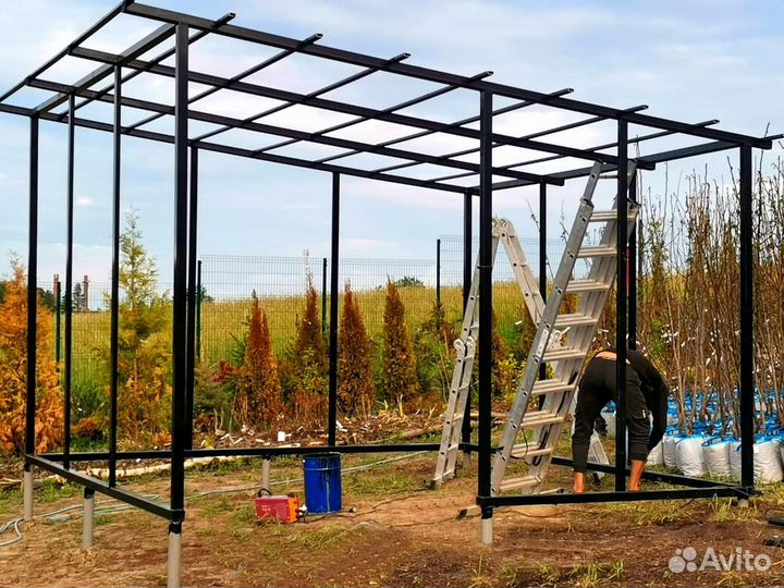 Фундамент свайный-винтовой под ключ