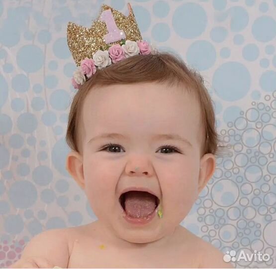 Ободок корона детская для дня рождения