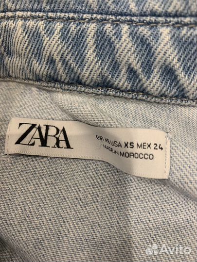 Джинсовая куртка zara