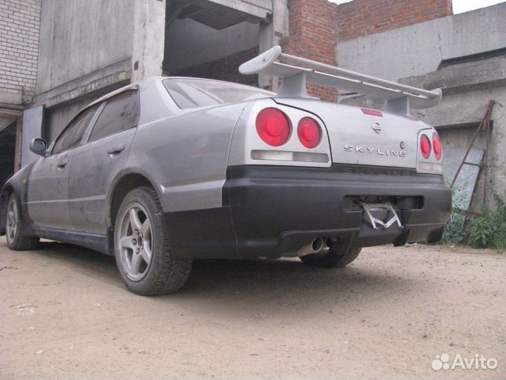 Задний бампер GTR Japan на Nissan Skyline R34 седа