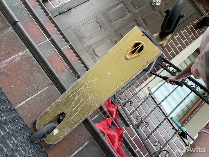 Трюковой самокат tech team hex