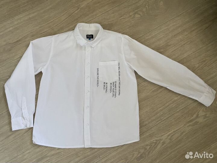 Рубашка белая 146