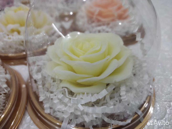 Цветы из мыла