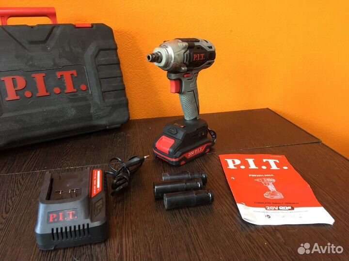 Гайковерт аккумуляторный PIT. гарантия №а11