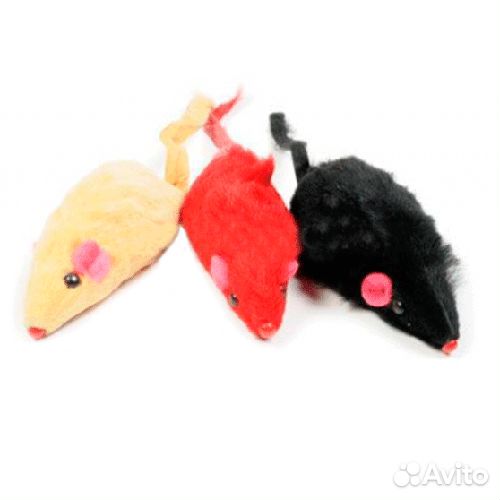 M003NC Мышь 3цветная (3шт)