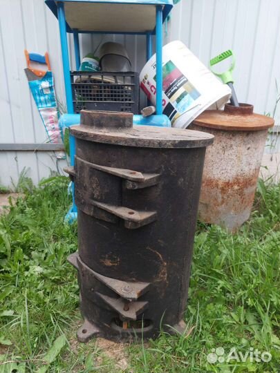 Буржуйка чугунная