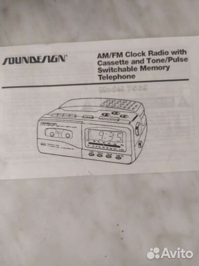 AM/FM Model 7569 Кассетник