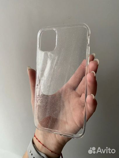 Чехол на iPhone 11 с блеском