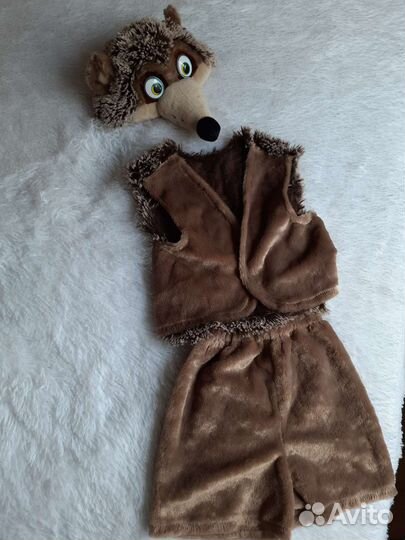 Карнавальный костюм детский яблоко ёжик собака