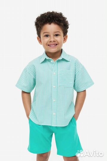 Рубашка+шорты H&M размер 122 и 128