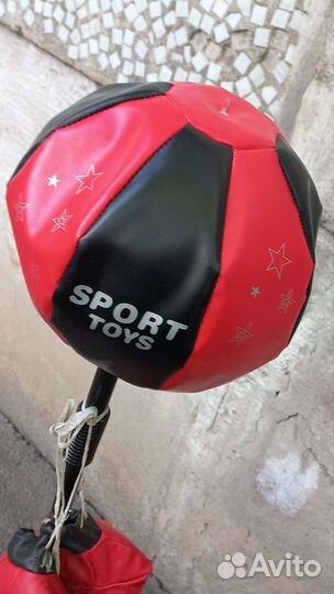 Набор юного боксёра стойка груша и перчатки