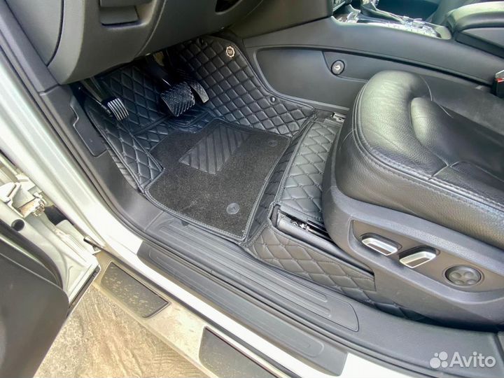 Ковры 5D из экокожи Lux Geely Atlas 17