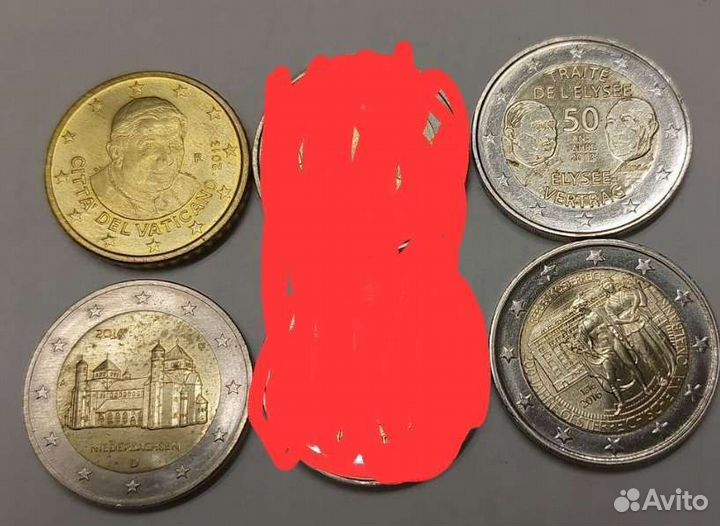 Юбилейные евро, монеты Европы