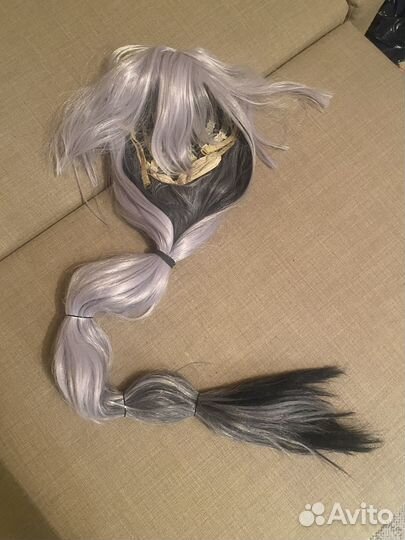 Косплей парик геншин Шэнь Хэ