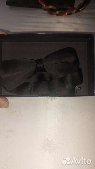 Черная винтажная шелковая бабочка Германия