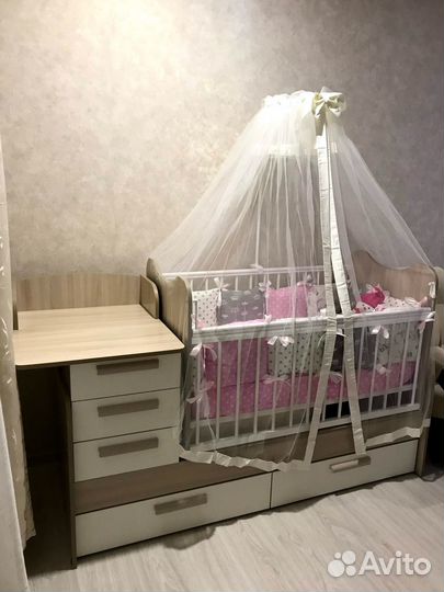 Детская кроватка трансформер