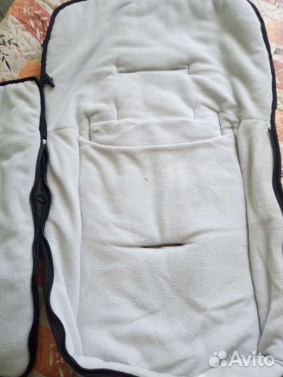 Тёплый конверт в коляску