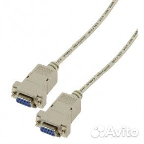 Кабель нуль-модемный COM-COM (мама-мама)