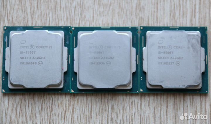 T : i9-9900T, i7-7700T, i5-8500T, i5-10500T