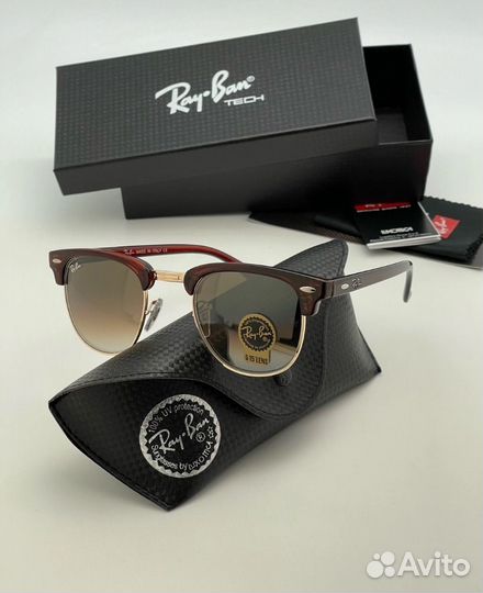 Очки Ray Ban как у Конора Макгрегора стеклянные