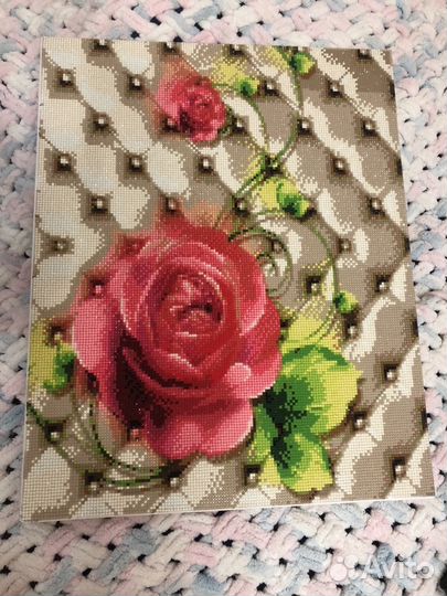 Картина из страз «Роза»