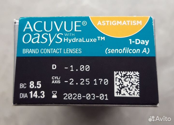 Acuvue Oasys 1-Day for Astigmatism
