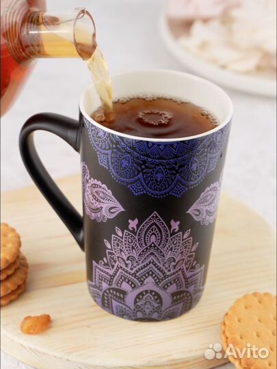 Набор фарфоровых кружек 6 штук