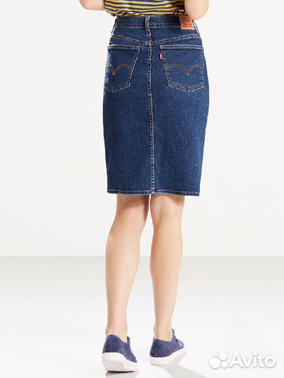 Юбка джинсовая levis и zara