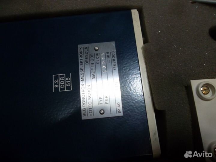 Шумомер robotron RFT 00 024