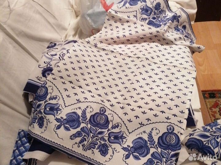 Гжель салфетки и полотенца