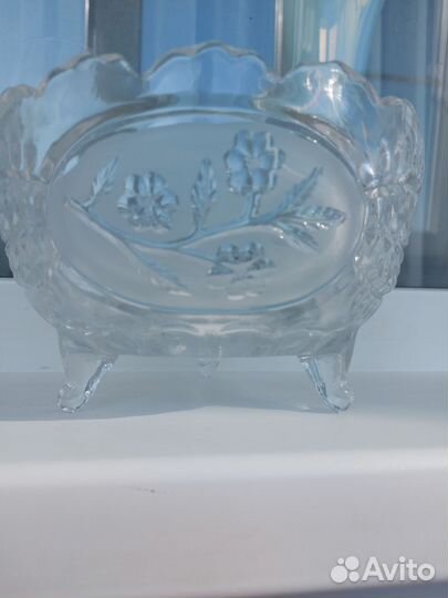 Хрустальная конфетница, салатник