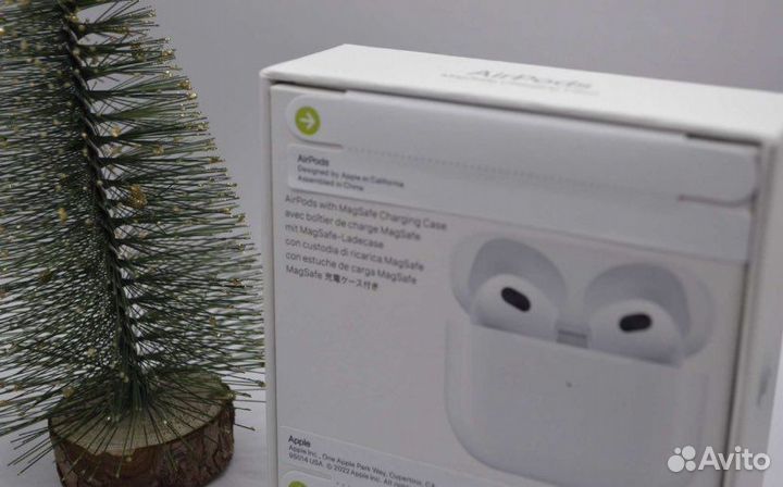 AirPods 3 (Гарантия + Доставка + Чехол)