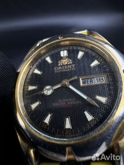 Часы наручные orient automatic 21 jewels