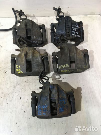 Суппорт тормозной передний левый правый пассат Б3