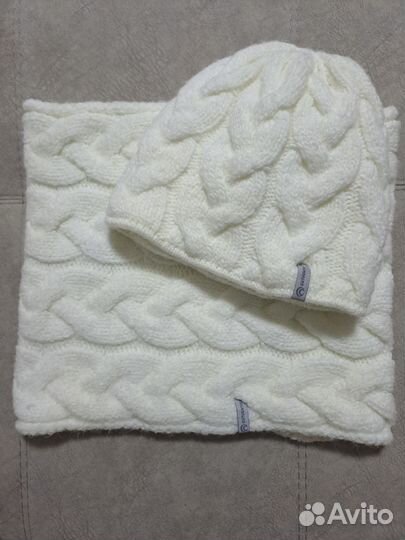 Комплект шапка и снуд