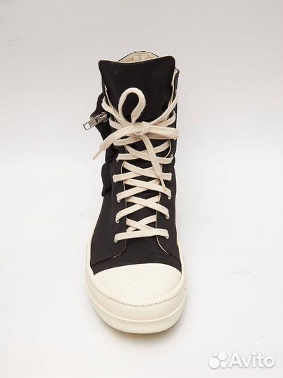 Rick owens black cargo high ramones