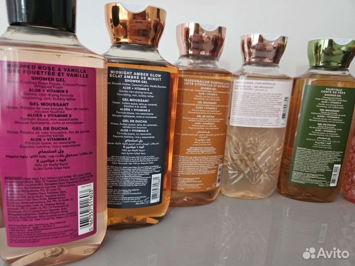 Гель для душа Bath and body works