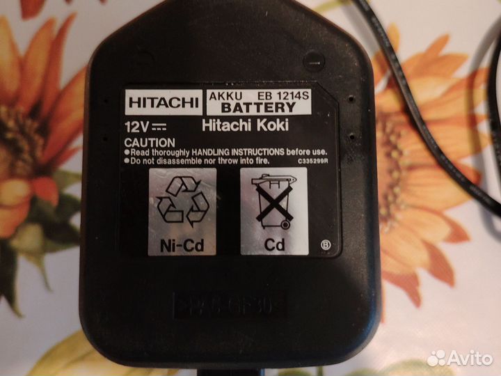 Шуруповерт hitachi ds12dvf3