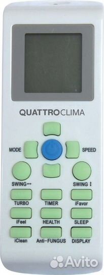 Кассетная сплит-система Quattroclima QV-I18CG/QN-I18UG/QA-ICP9