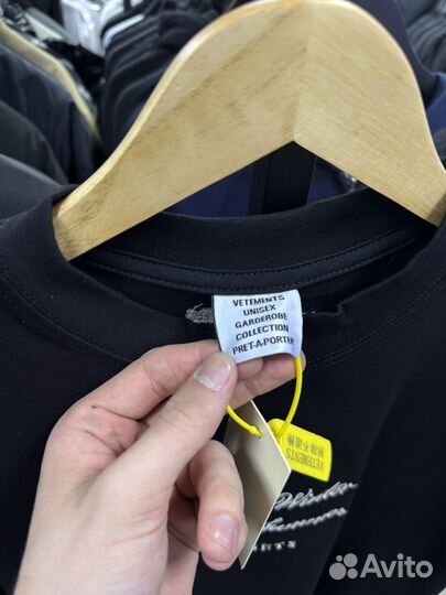 Футболка vetements оверсайз (новая коллекция)